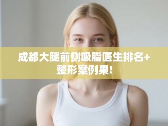 成都大腿前侧吸脂医生排名+整形案例果!