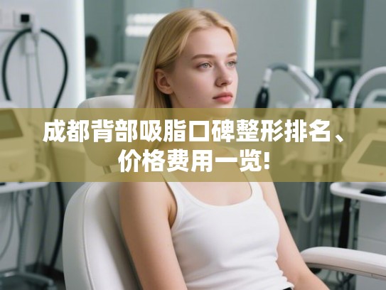 成都背部吸脂口碑整形排名、价格费用一览!