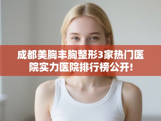 成都美胸丰胸整形3家热门医院实力医院排行榜公开!