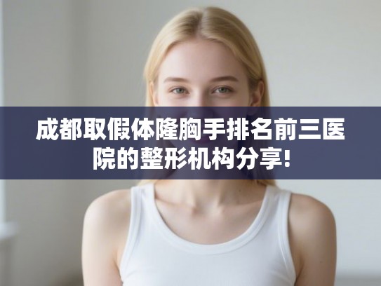 成都取假体隆胸手排名前三医院的整形机构分享!