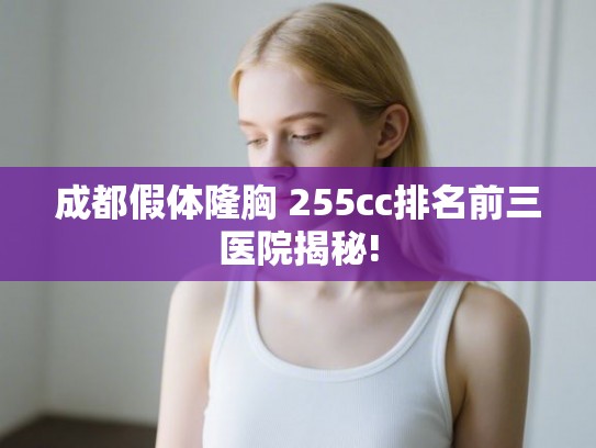 成都假体隆胸 255cc排名前三医院揭秘!