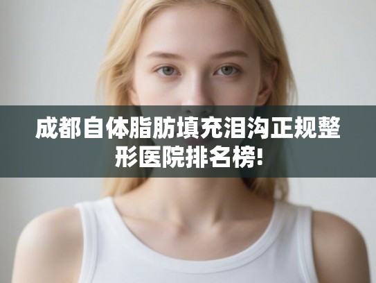 成都自体脂肪填充泪沟正规整形医院排名榜!