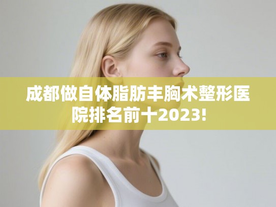 成都做自体脂肪丰胸术整形医院排名前十2023!