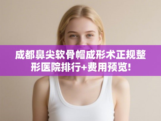 成都鼻尖软骨帽成形术正规整形医院排行+费用预览!