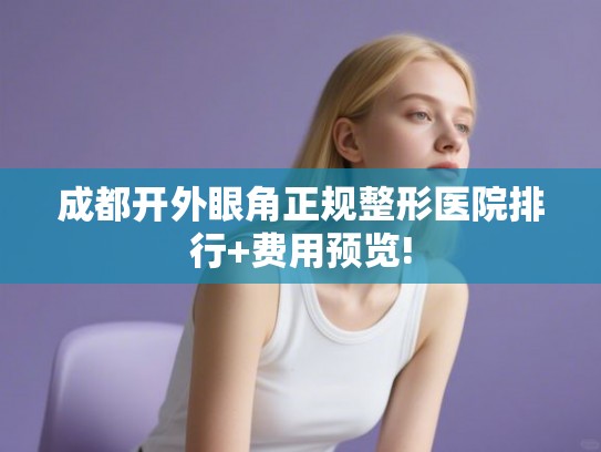 成都开外眼角正规整形医院排行+费用预览!