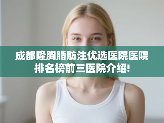 成都隆胸脂肪注优选医院医院排名榜前三医院介绍!