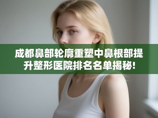 成都鼻部轮廓重塑中鼻根部提升整形医院排名名单揭秘!