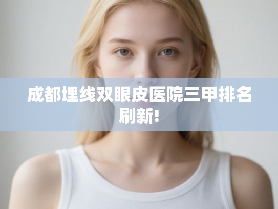 成都埋线双眼皮医院三甲排名刷新!