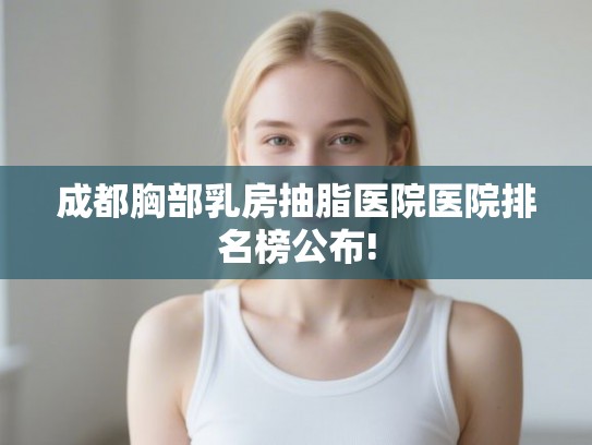 成都胸部乳房抽脂医院医院排名榜公布!