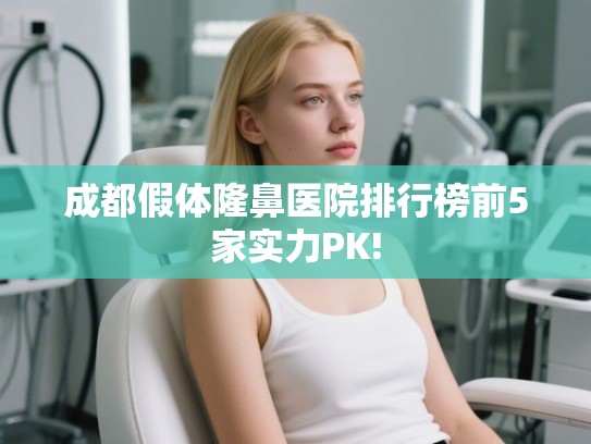 成都假体隆鼻医院排行榜前5家实力PK!