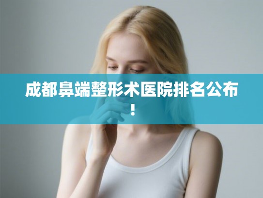 成都鼻端整形术医院排名公布!