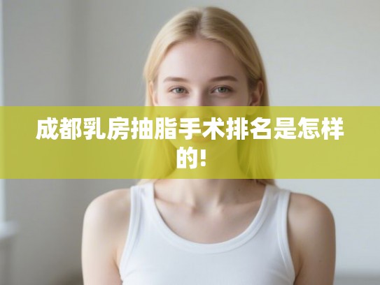 成都乳房抽脂手术排名是怎样的!