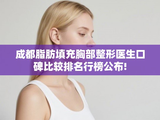 成都脂肪填充胸部整形医生口碑比较排名行榜公布!