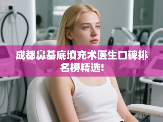 成都鼻基底填充术医生口碑排名榜精选!