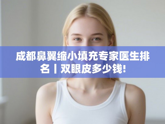 成都鼻翼缩小填充专家医生排名丨双眼皮多少钱!