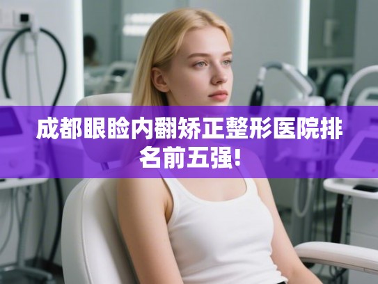 成都眼睑内翻矫正整形医院排名前五强!