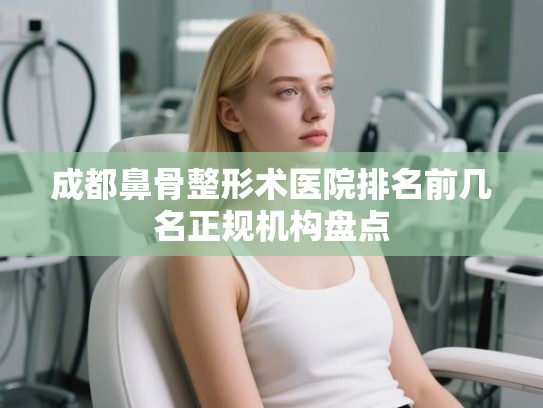 成都鼻骨整形术医院排名前几名正规机构盘点