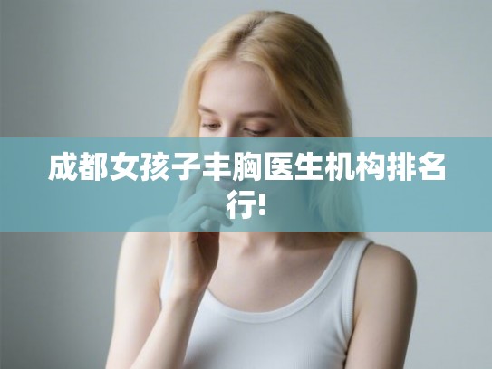 成都女孩子丰胸医生机构排名行!