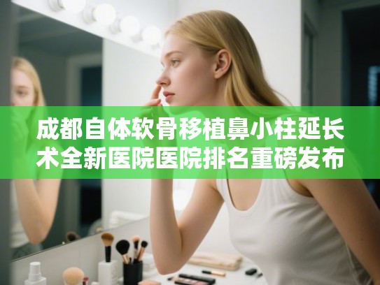 成都自体软骨移植鼻小柱延长术全新医院医院排名重磅发布!