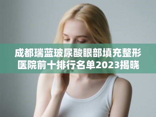 成都瑞蓝玻尿酸眼部填充整形医院前十排行名单2023揭晓!