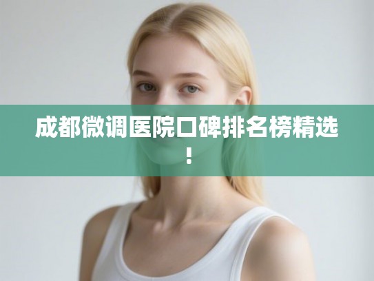 成都微调医院口碑排名榜精选! 成都微调医院口碑排名榜精选!