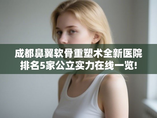 成都鼻翼软骨重塑术全新医院排名5家公立实力在线一览! 成都鼻翼软骨重塑术全新医院排名5家公立实力在线一览!