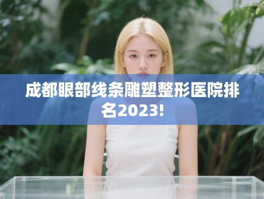 成都眼部线条雕塑整形医院排名2023! 成都眼部线条雕塑整形医院排名2023!