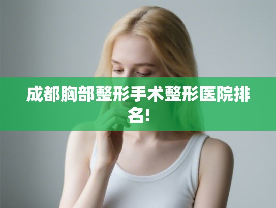 成都胸部整形手术整形医院排名! 成都胸部整形手术整形医院排名!