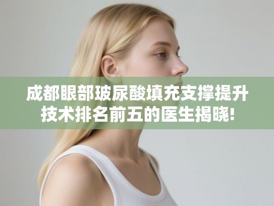 成都眼部玻尿酸填充支撑提升技术排名前五的医生揭晓! 成都眼部玻尿酸填充支撑提升技术排名前五的医生揭晓!