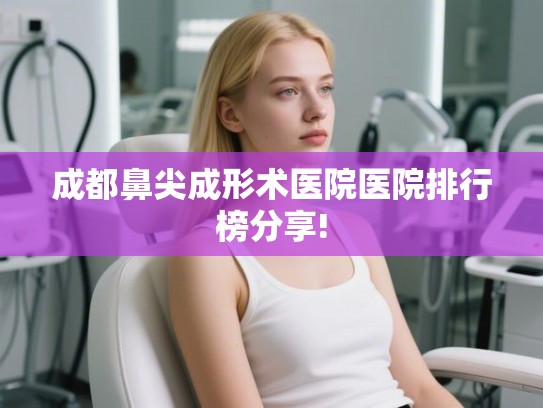 成都鼻尖成形术医院医院排行榜分享!