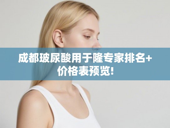 成都玻尿酸用于隆专家排名+价格表预览!