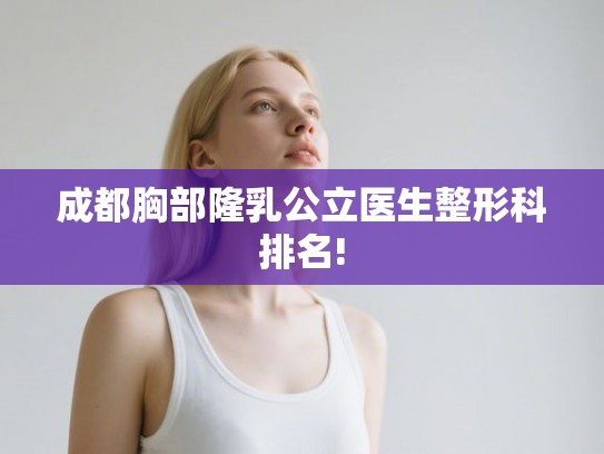 成都胸部隆乳公立医生整形科排名!