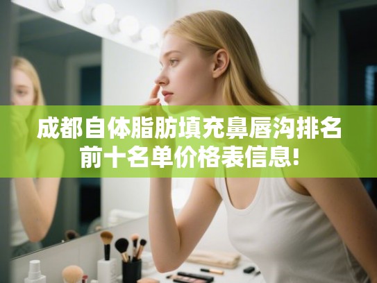 成都自体脂肪填充鼻唇沟排名前十名单价格表信息!