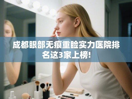 成都眼部无痕重睑实力医院排名这3家上榜!