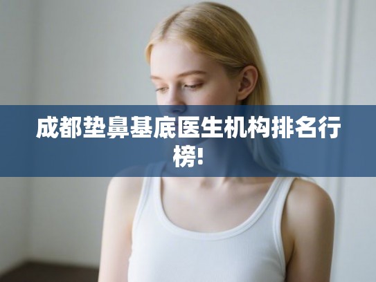 成都垫鼻基底医生机构排名行榜!