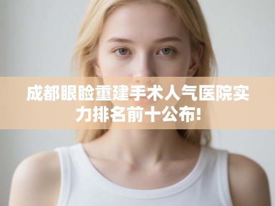 成都眼睑重建手术人气医院实力排名前十公布!