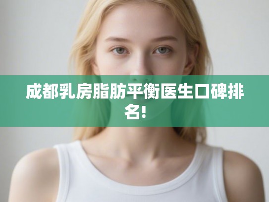 成都乳房脂肪平衡医生口碑排名!