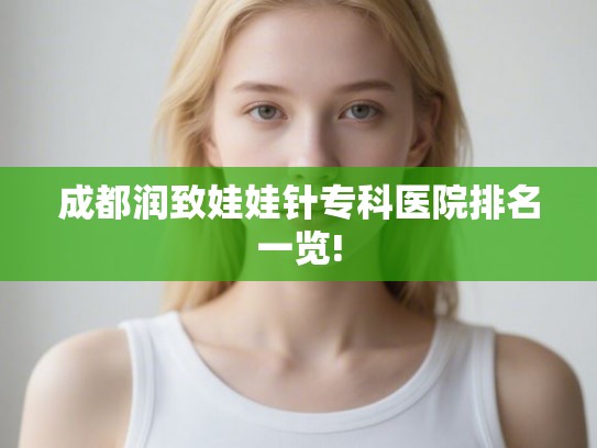 成都润致娃娃针专科医院排名一览!