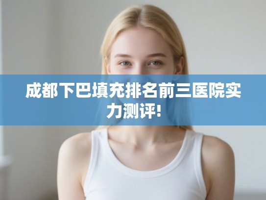 成都下巴填充排名前三医院实力测评!