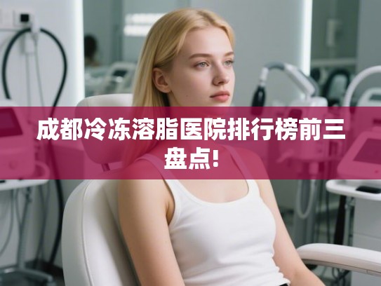 成都冷冻溶脂医院排行榜前三盘点!