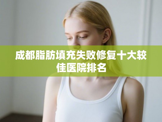 成都脂肪填充失败修复十大较佳医院排名