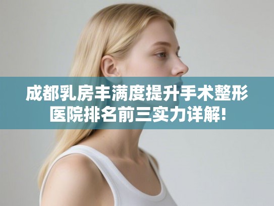 成都乳房丰满度提升手术整形医院排名前三实力详解!