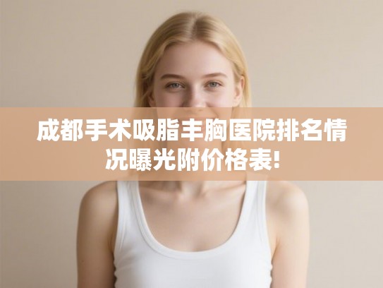 成都手术吸脂丰胸医院排名情况曝光附价格表! 成都手术吸脂丰胸医院排名情况曝光附价格表!