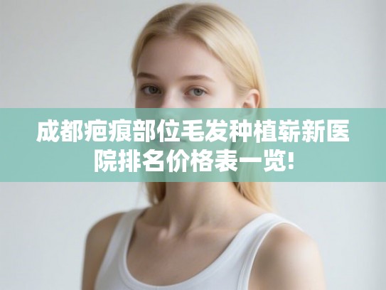 成都疤痕部位毛发种植崭新医院排名价格表一览! 成都疤痕部位毛发种植崭新医院排名价格表一览!