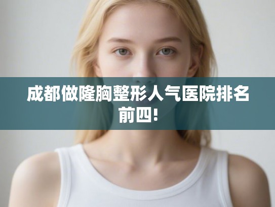 成都做隆胸整形人气医院排名前四! 成都做隆胸整形人气医院排名前四!