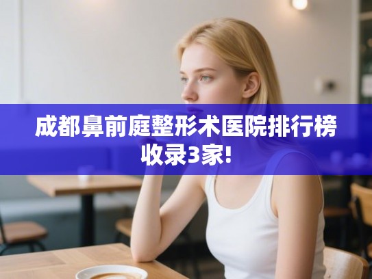 成都鼻前庭整形术医院排行榜收录3家!