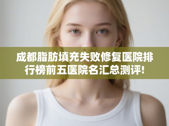成都脂肪填充失败修复医院排行榜前五医院名汇总测评!
