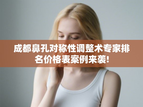 成都鼻孔对称性调整术专家排名价格表案例来袭!