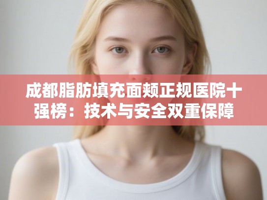 成都脂肪填充面颊正规医院十强榜：技术与安全双重保障