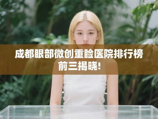 成都眼部微创重睑医院排行榜前三揭晓!